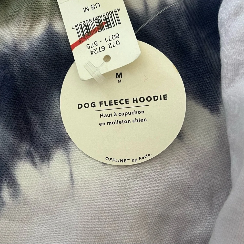 New OFFLEASH by Aerie Puppy Hoodie Sweater in Tie-dye Medium